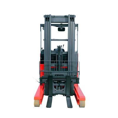 Extremely Performance Electric Reach Truck with Right Angle Stacking Channels