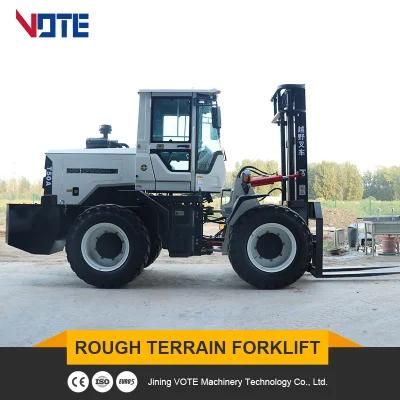 Mini Diesel Manual 4X4 Telescopic 3 Ton 7 Ton Forklift Attachment Truck Spare Hydraulic Parts off Road Forklift