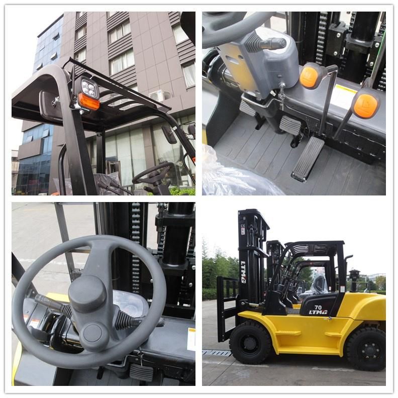 Ltmg 7ton Diesel Forklift with Side Shifter and Fork Positioner