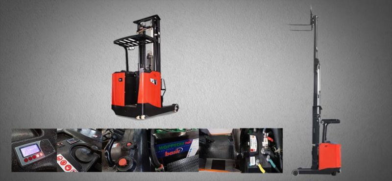 1.5ton Stand on Reach Electric Forklift Truck