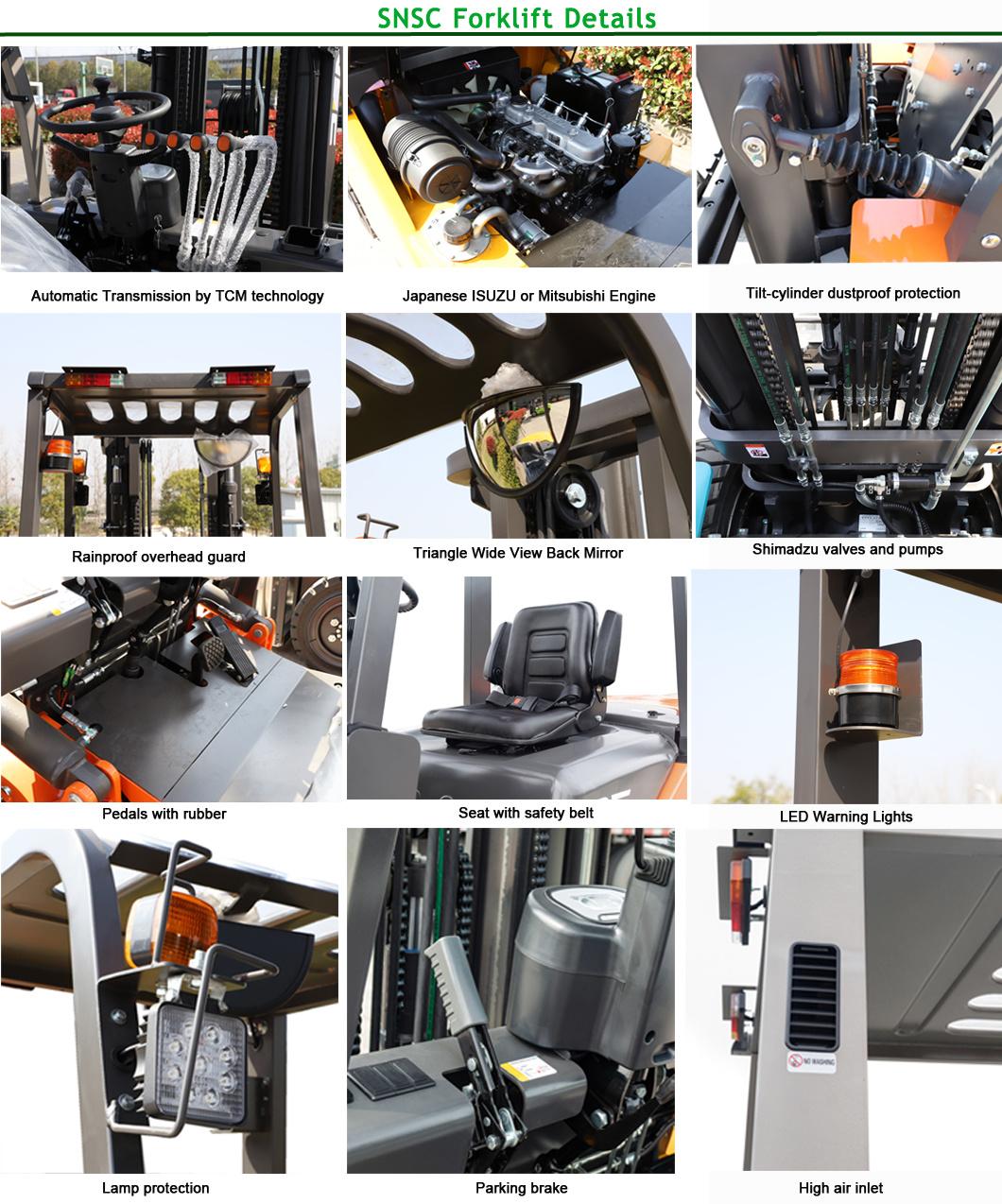 Japan Engine Heavy Duty 10ton Forklift Machine Price Fd100