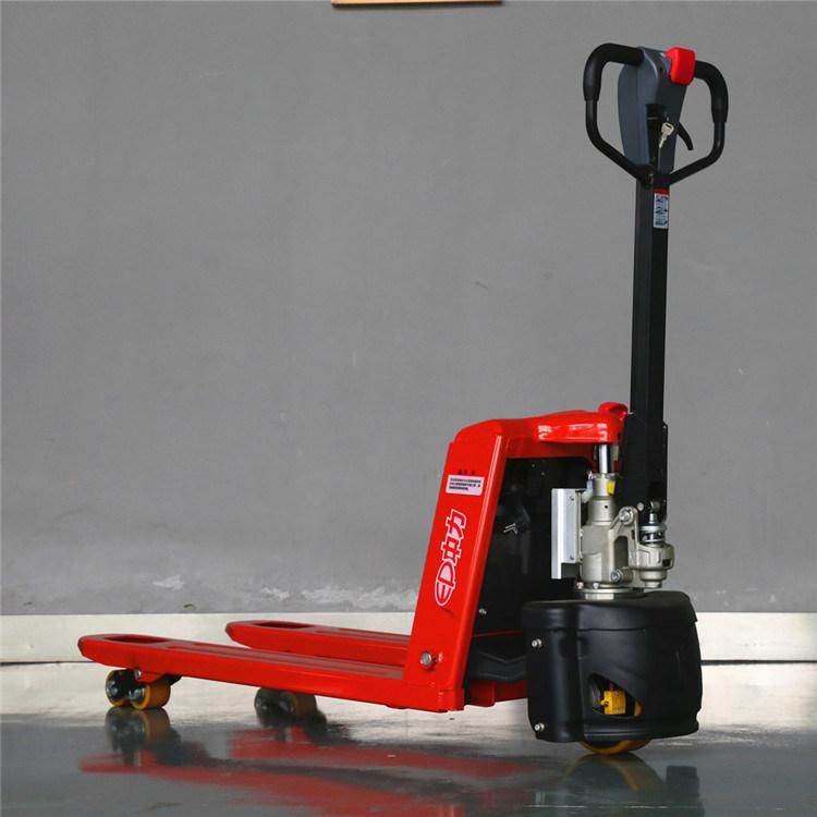 1800kg Entry Level Light Weight Semi Electric Pallet Jack