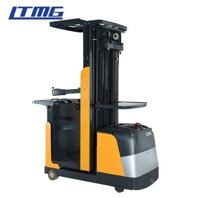 300kg 400kg Ltmg China Lift Electric Warehouse Order Picker Machine