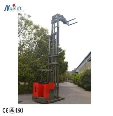 China Articulated Narrow Roadway Forklift 1 Ton Electric Lifting Truck with 4.5m Standard Lifting Height