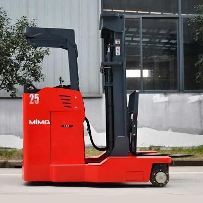 Cost-Effective PU Wheels Multi Directional Forklift with Mast Buffering