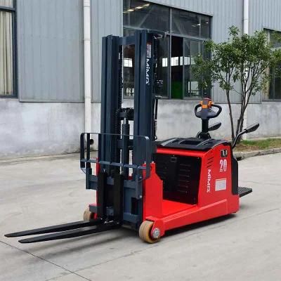 Exquisite Workmanship Ride on Electric Pallet Stacker with Removable Pedal Design
