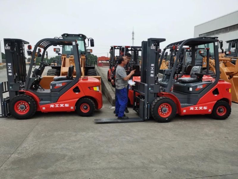 Lonking Manual Operation Forklift for Cargo Loading