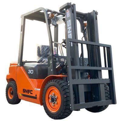 Material Handling Equipment 3 Ton Grua Horquilla Diesel Gas Forklift