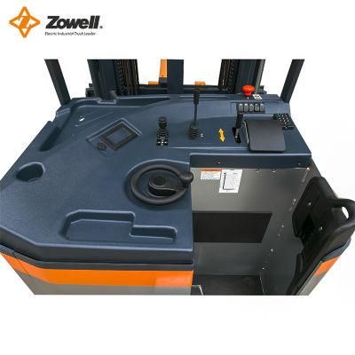 China Free Spare Parts Zowell Battery Very Narrow Aisle Forklift