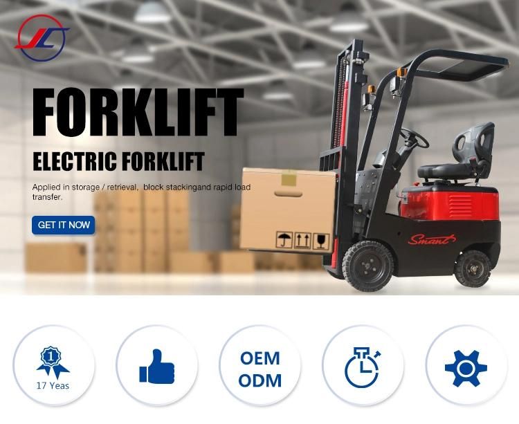 Full Electric Forklift Lithium / Lead Acid Battery 1ton, 2ton, 3ton, 3.5ton Capacity Fork Lift Truck Hydraulic Stacker Trucks