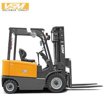 Vsm 2.5ton Electric Forklift with 3m Lifting Height