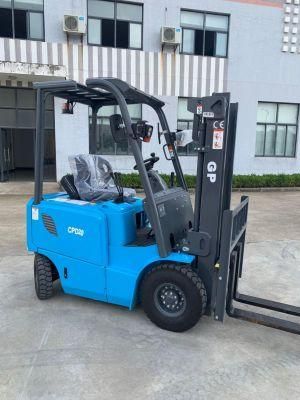 1.5t Mini Electric Forklift Electric Truck Forklift with Side Shifter Curtis Controller Full AC Power Forklift (CPD20)