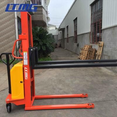Cheap Price New Ltmg 3 Ton Pallet Jack Half-Electric Stacker 1t Semi Electric Forklift