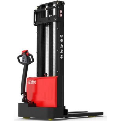 1.0t 1.5t Tramp Type Electric Stacker Pallet Stacker Truck