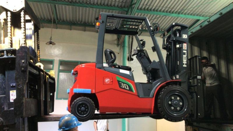 Heli 3.5 Ton China Material Handling Equipment Cpd35 Electric Forklift with Side Shifter