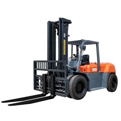 Heavy Duty Specification Front Double Tires 10ton Diesel Forklift