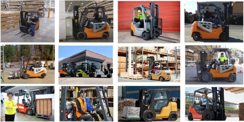 Continous 8hours Operation Electric Forklift Truck with Ep Brand