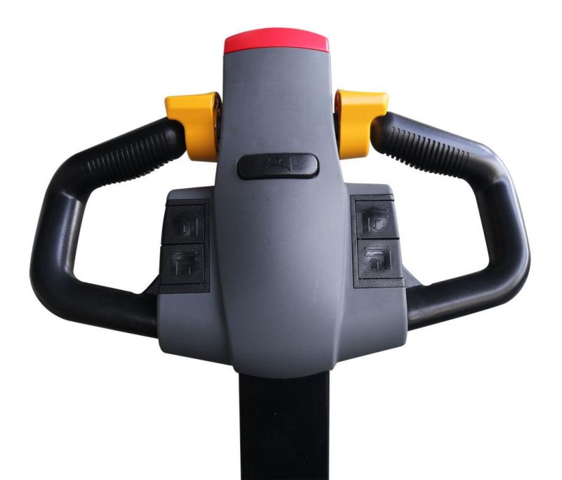 2000kg Capacity Stand on Drive Electric Pallet Truck with Lithium Battery