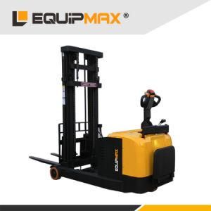 1.6ton Ride-on Electric Reach Stacker with 6m Mast