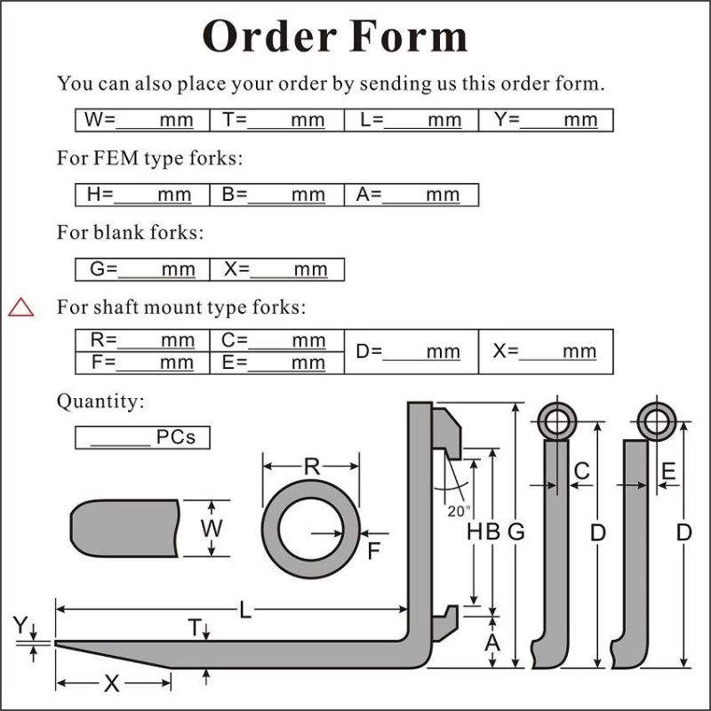 Shaft Mount Forks