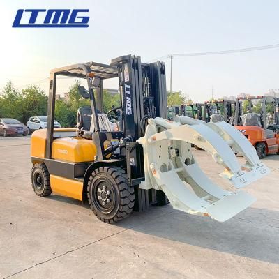 Cargo Lift Small Forklifts 3ton Diesel Forklift with Paper Roll Clamp