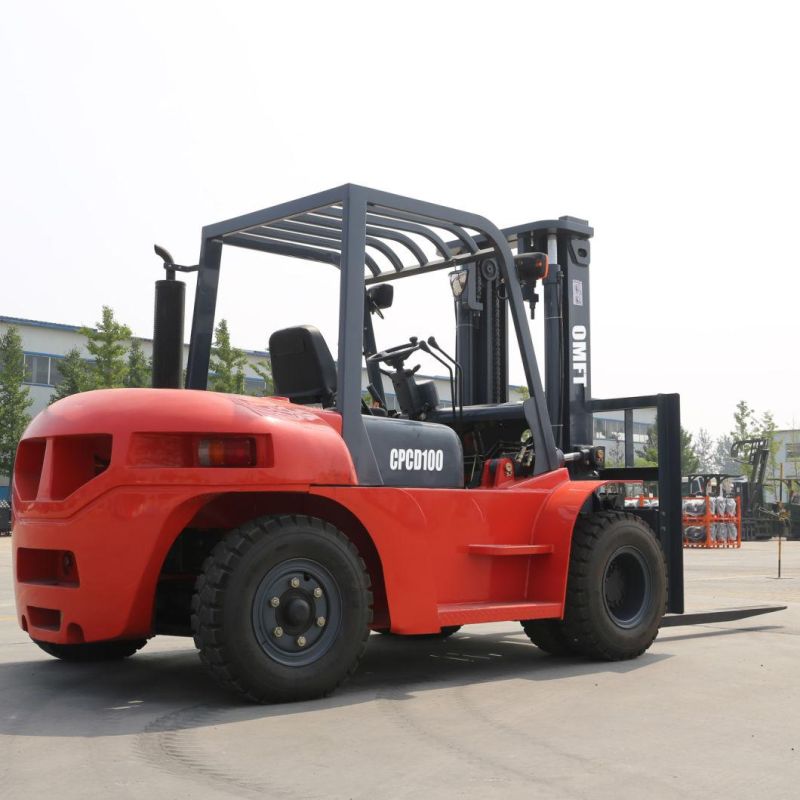 10ton Diesel Forklift with Chinese or Japanese Engine 3m 3.5m 4m 4.5m 5m 5.5m 6m Mast