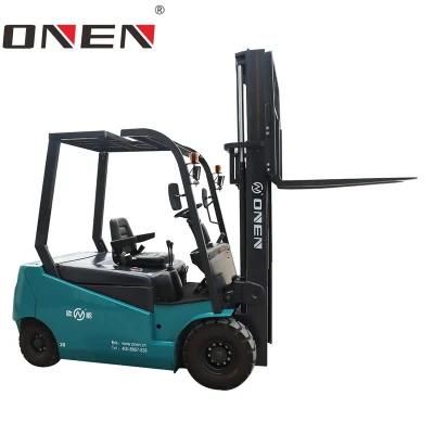 2-Stage Mast Four Wheels Onen Bubble Bag+ Cardboard Fork Lift Battery Forklift