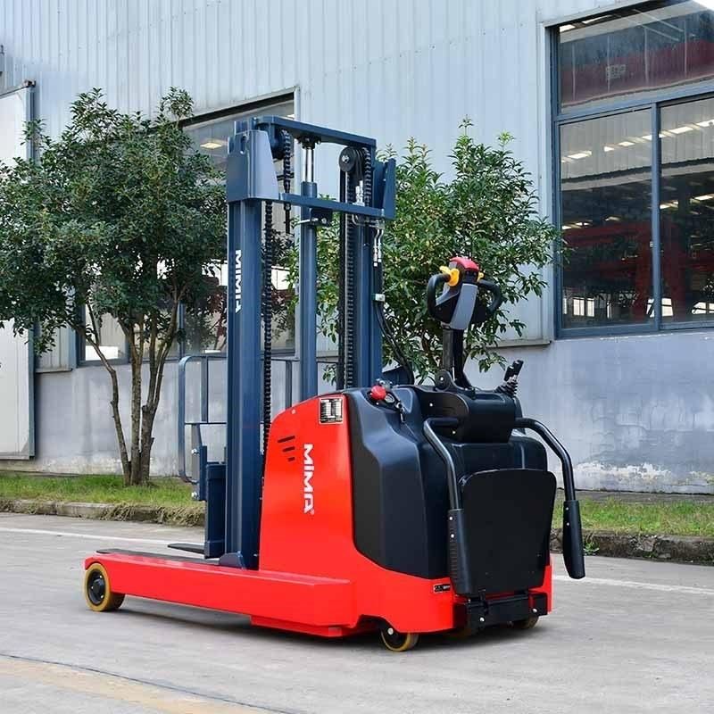 2ton Stand-on Type Electric Reach Stacker Truck Mfa20 Fork Forwardand Backward