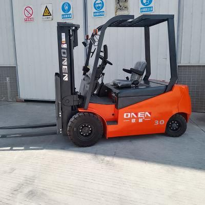 AC Motor Electric Jiangmen Heli Forklifts 4 Wheels Forklift Cpdd
