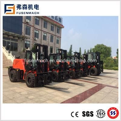 5t All Terrain 4WD Diesel Forklift with Ce