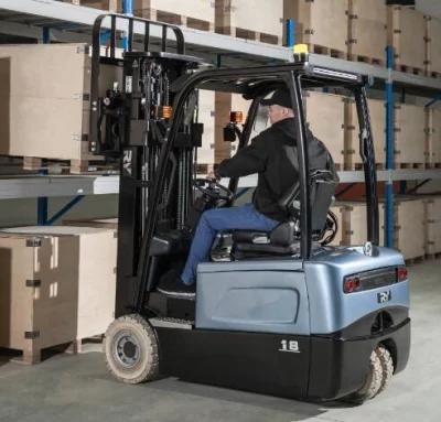 3 Wheels Battery Forklift with Dual Drive Motor 1.6t