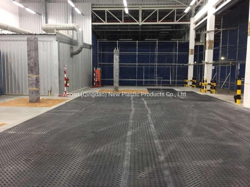 Plastic UHMWPE Temporary Road Mats for Heavy Duty Vehicle Passing