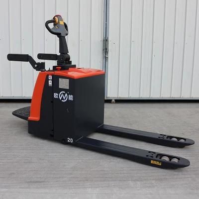 Chinese Hot Sale Model 2000-5000 Kg Full Electric Pallet Truck Battery Powered Pallet Jack for Narrow Working Space