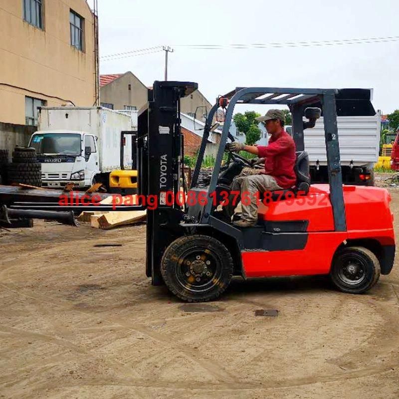 3stage Mast Used Toyota Fdzn30 Forklift Low Working Hours