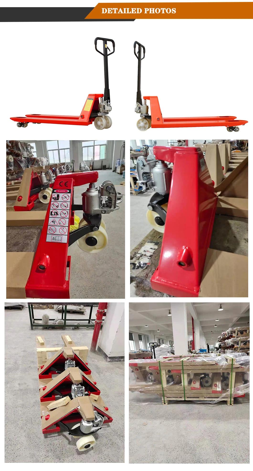 High Quality Df Hand Pallet Trucks 2.5 Ton Manual Pallet Truck with 1150mm Forks