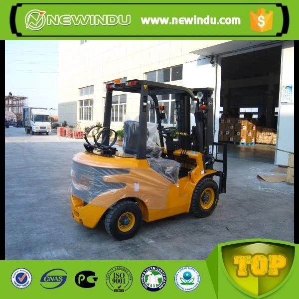 Huahe Small Triplex Masts Hand 3 Ton Hydraulic Diesel Engine Forklift