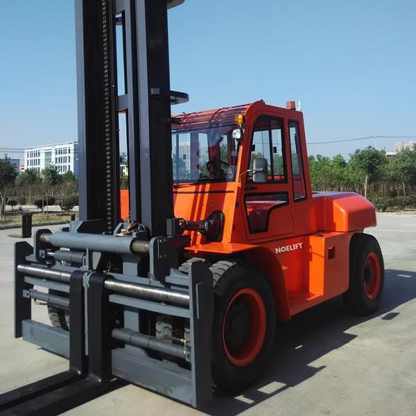Heavy Duty Forklifts 8.0t / 10t Diesel Forklift with Original with Duplex 4.5m Mast