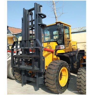 Most Popular 4ton Rough Terrain Forklift 4X4 off Road Forklift Manufacturer