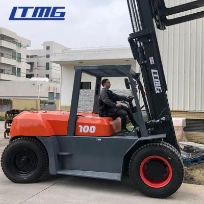 10tons Rt Forklift Diesel Construction Forklift for Sale