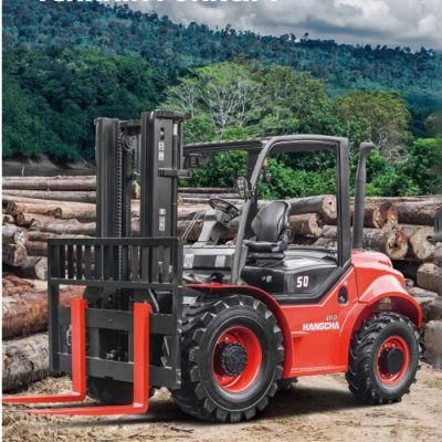 2WD/4WD Rough Terrain Diesel Forklift with Deutz Engine
