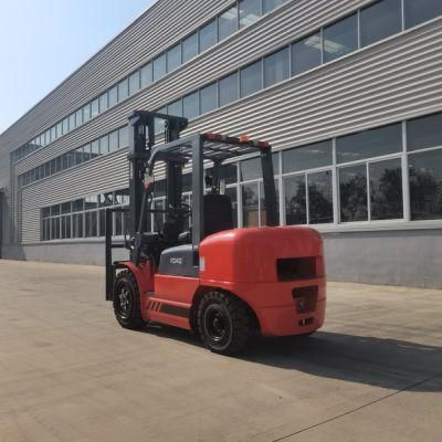 Best Factory Price 4ton Diesel Forklift with Medium Position Environmental Protection Exhaust System