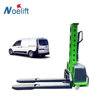 Quick Delivery 1m Height 0.5t Self Lift Stacker for Coco Cola Van/Lorry/Car