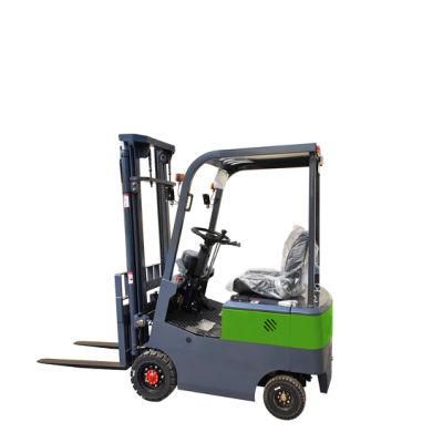 Sit Down 1.0 Ton 1000kg Electric Forklift with 3000mm Lifting Height Duplex Masts