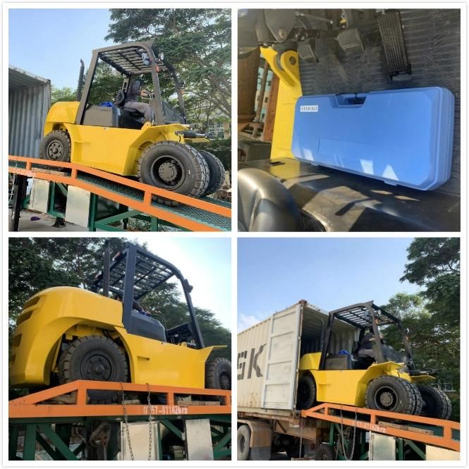 Forklift 10t 7t Diesel Forklift Container Mast Forklift for Sale