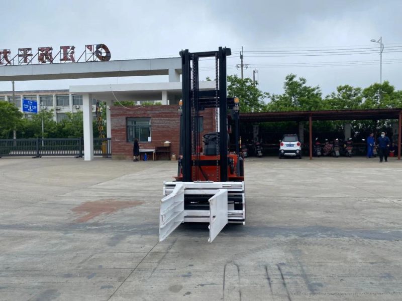 3t Electric Forklift with Bale Clamp