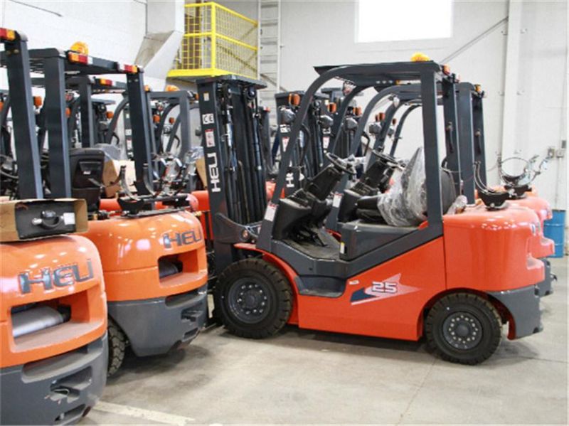 China Top Brand Heli Cpcd80 8 Ton Diesel Container Fork Lift Truck Forklift with Side Shifter