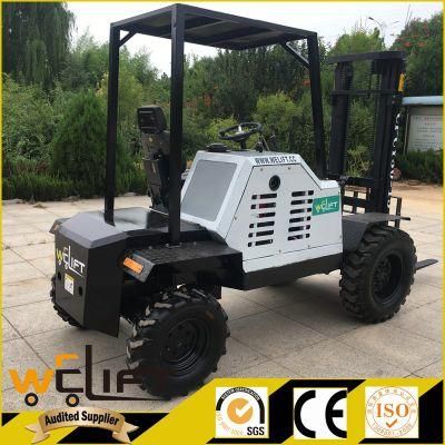 Greenhouse Forklift 4X4 Drive Forklift 1.5 Tons Cheapst Forklift