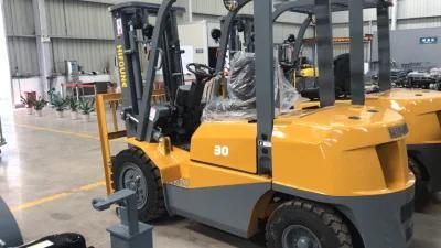 3000kg Mini Hydraulic Transmisson Diesel Forklift with Isuzu C240 Engine