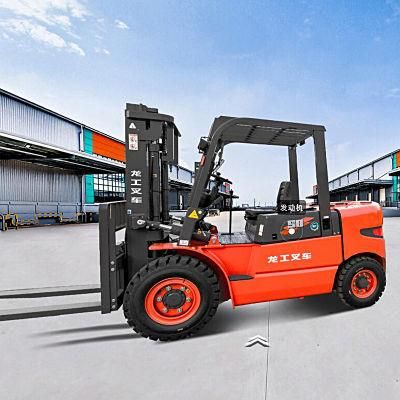 Brand New Diesel Forklift Fork Lift Truck Diesel with Full Free Lifting