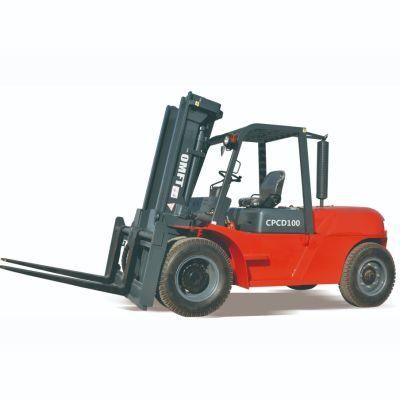 10ton Diesel Forklift with Chinese or Japanese Engine 3m 3.5m 4m 4.5m 5m 5.5m 6m Mast